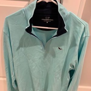 Vineyard Vines 1/4 Zip Men’s Medium Light Green
